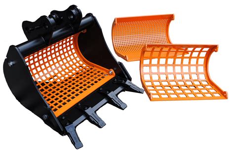 mini digger riddle bucket|36 bucket for mini excavator.